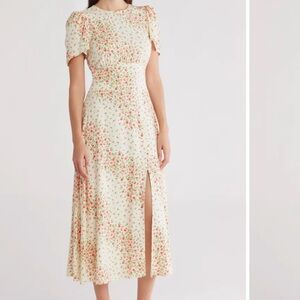 Floral Blue Maxi Dress